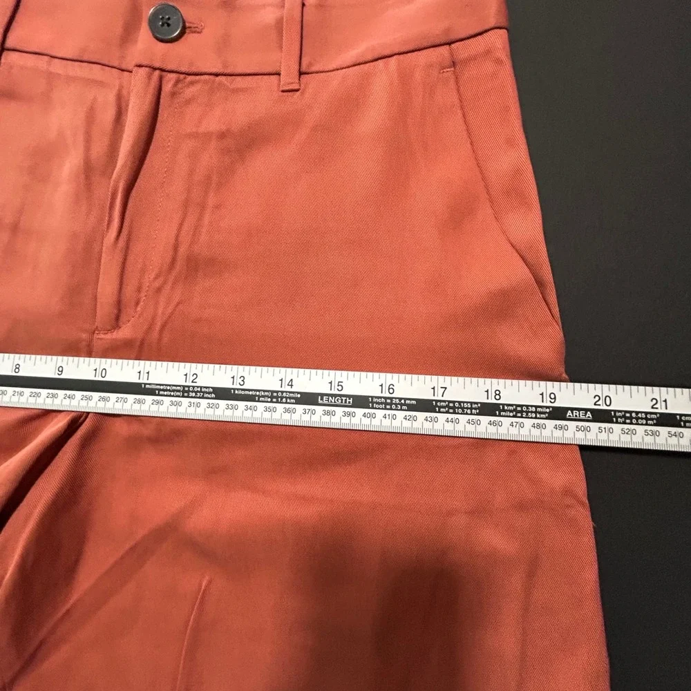 Banana Republic Women's Shorts Size 8 NWT – Rust Lyocell‎ Tailored Fit - Picture 8 of 9